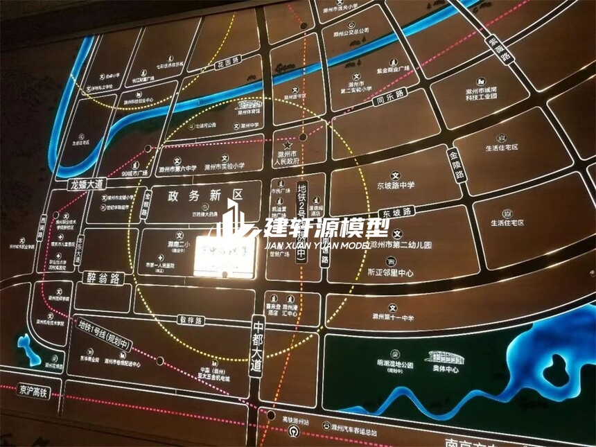 涧西区域壁挂模型