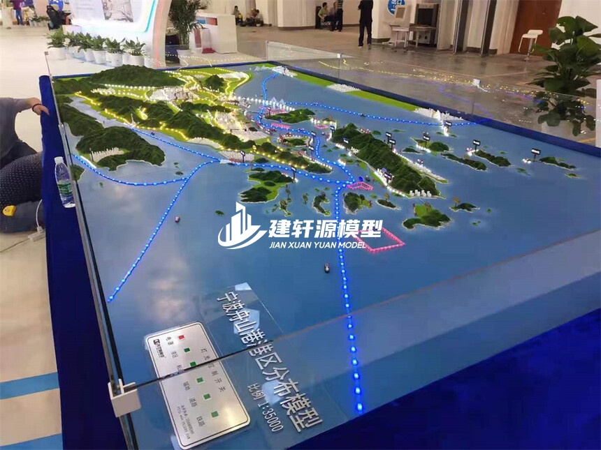 涧西地形地貌模型